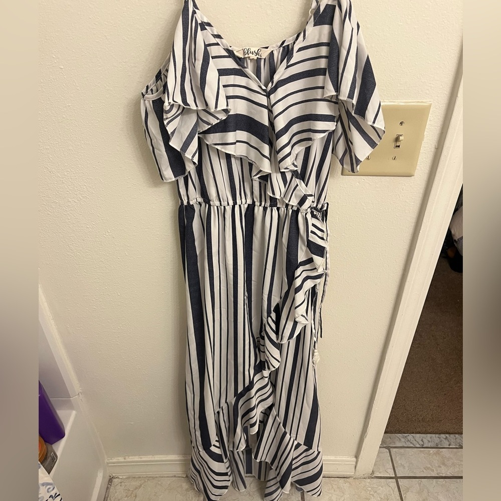 Small Hint of Blush Maxi Dress